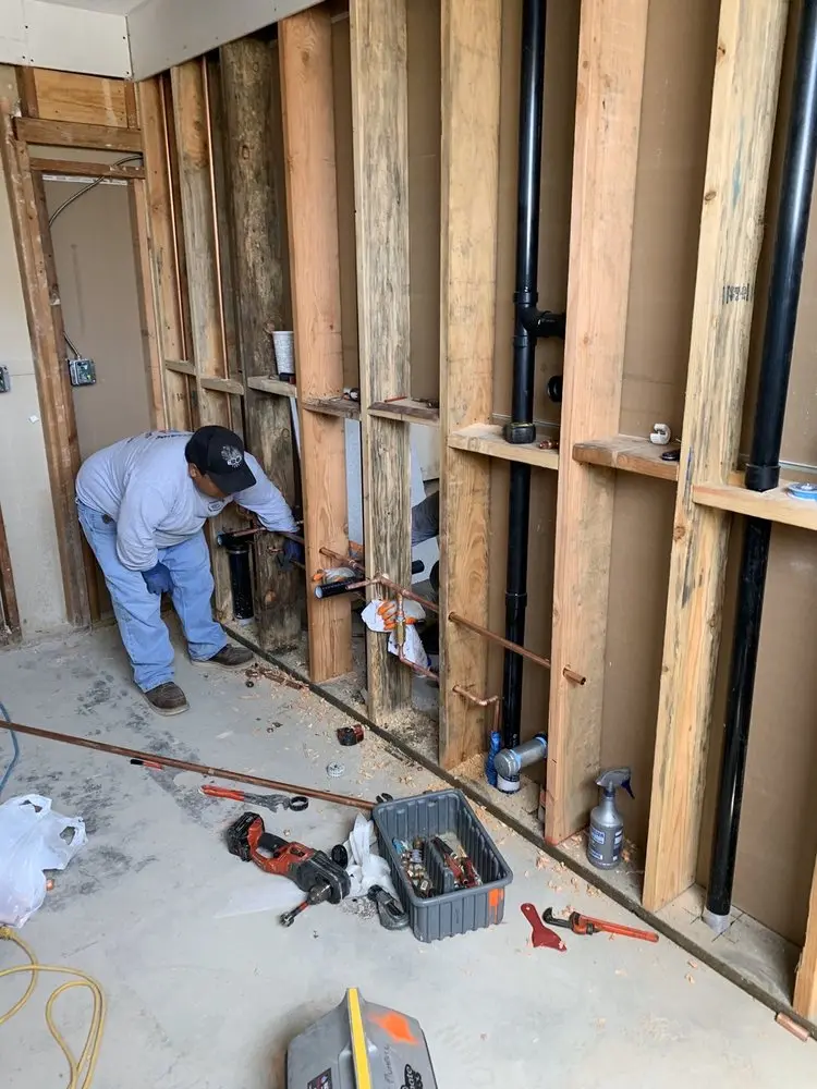 Commercial rough-in plumbing for Water Heater Replacement in Bryn - Mawr